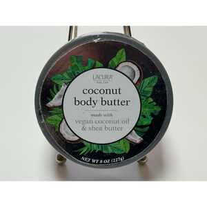 Lacura Coconut Body Butter Vegan Oil Shea Butter 8 oz NEW Sealed Paraben Free